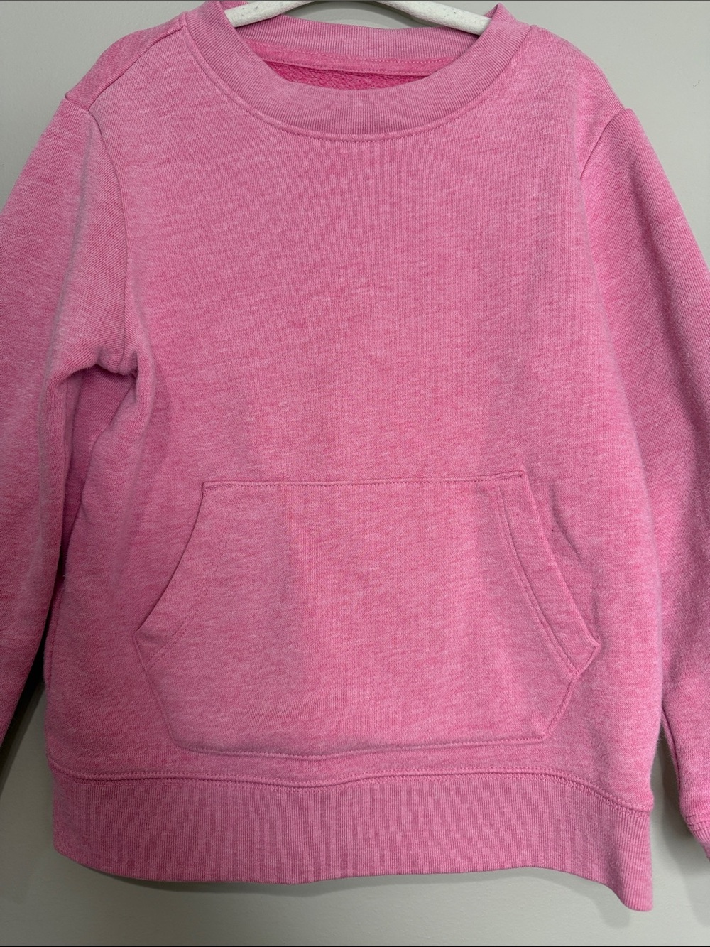 Primary Pink Crewneck Pocket Sweater 5 - Picture 3 of 6